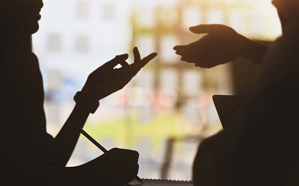 leaders talking with their hands